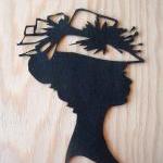 Black Felt Silh..
